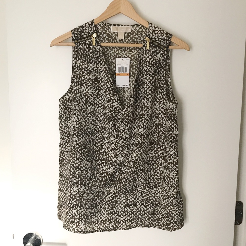 Michael Kors Surplice Top